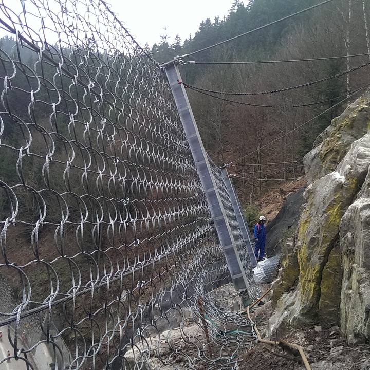 II/295 Vrchlabí - Špindlerův Mlýn - stabilization of rocky slopes
