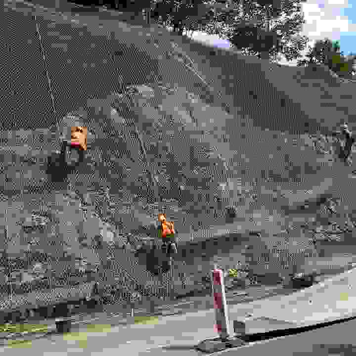 Rekonstrukce silnice II/262 - Starý Šachov – Děčín, SO 210 - Soutěsky - sanace skalního masivu km 35,200 - 35,350