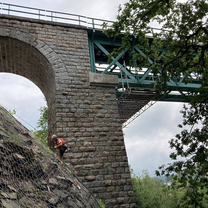 Rekonstrukce mostu v km 21,502 trati Rumburk (mimo) - Sebnitz (dbag)